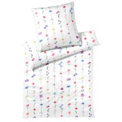 Elegante sengesæt - Flower Show - Hvid