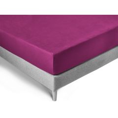 Kneer stræklagen - Kvalitet 50 - 90/100x190/200cm - Fuchsia