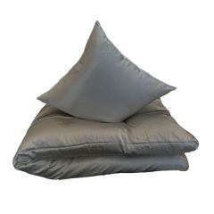 Silk by Sejs - Silkesengesæt - Sengesæt i 100% silke - Grå - 240x220cm