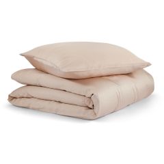 Nordic Weaving bambussengesæt - Lys Beige - 140x220cm