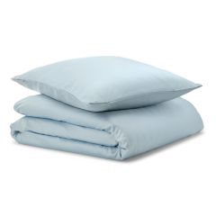 Nordic Weaving bambus sengesæt - Lys Blå