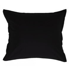Engholm pudebetræk - Bomuldssatin - 60x63cm - Sort