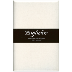Ekstra højt stræklagen - Bomuldsjersey - 90x220cm - Offwhite