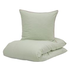emoq® sengesæt - Letters - Misty Green