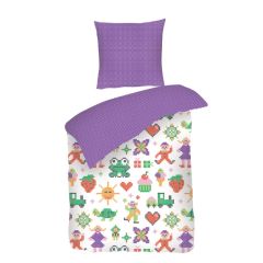 Night & Day sengesæt - Perleplade-100x140cm