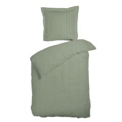 Night & Day sengesæt - Raie - Grøn - 140x200cm