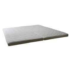 Omø topmadras - U-split - 60mm Trykaflastende Viscoskum - 180x210cm