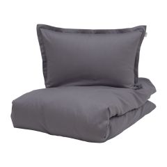 Turiform Turistrib Økologisk sengesæt - Koksgrå - 200x220cm